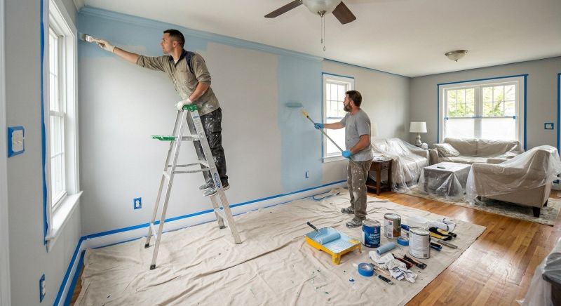 Townhouse Interior Painting in Kansas City, KS